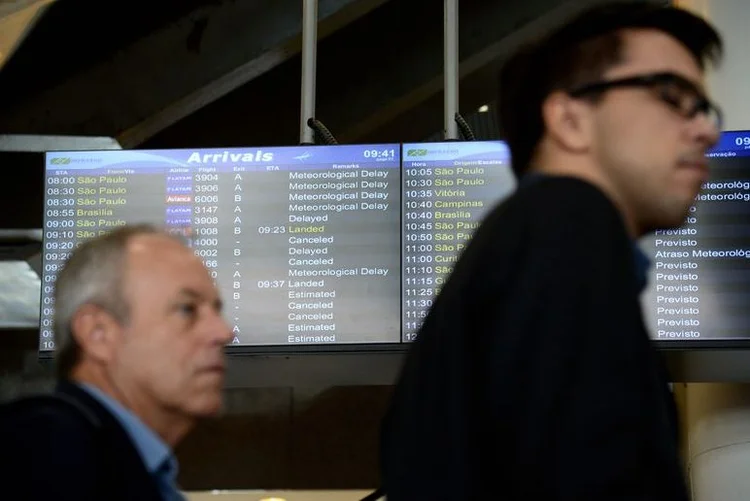 Aeroporto Santos Dumont: o aeroporto não chegou a abrir para operações de pousos e decolagens (Tânia Rêgo/Agência Brasil)