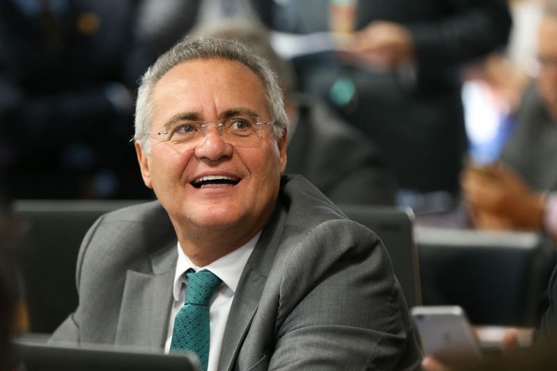 Calheiros: o parlamentar havia sido condenado à perda do mandato e a suspensão dos direitos políticos por oito anos em função do processo (Marcelo Camargo/Agência Brasil/Agência Brasil)