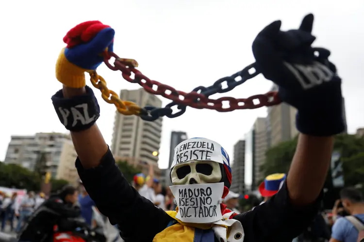 Venezuela: o governo de Maduro está enfrentando diversos protestos da oposição nas últimas semanas (Carlos Garcia Rawlins/Reuters)