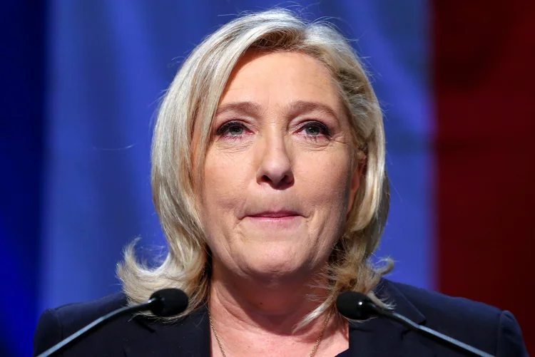 Marine Le Pen: segundo o jornal "Libération", o partido teria alegado falta de espaço (Yves Herman/Reuters)