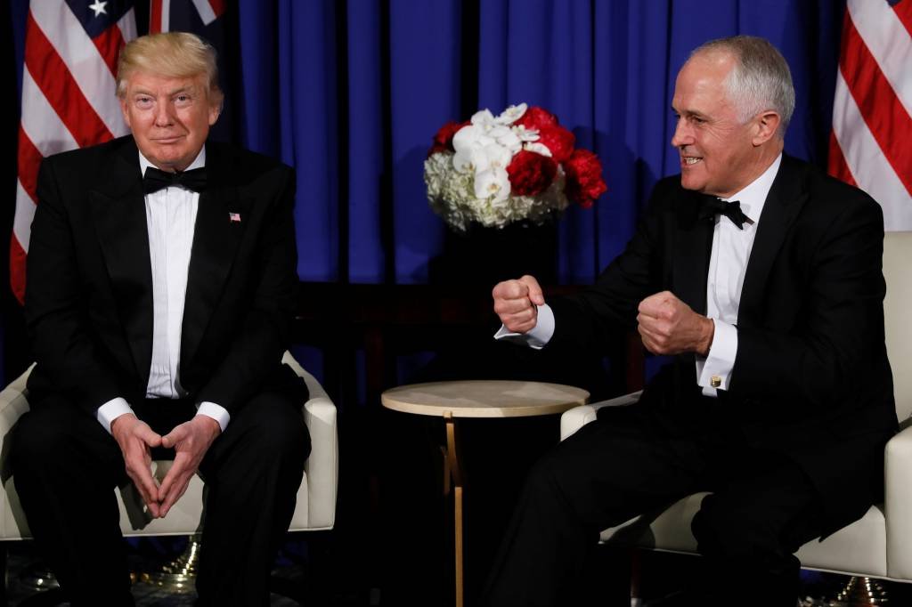 Trump recebe Turnbull para reforçar laços com a Austrália