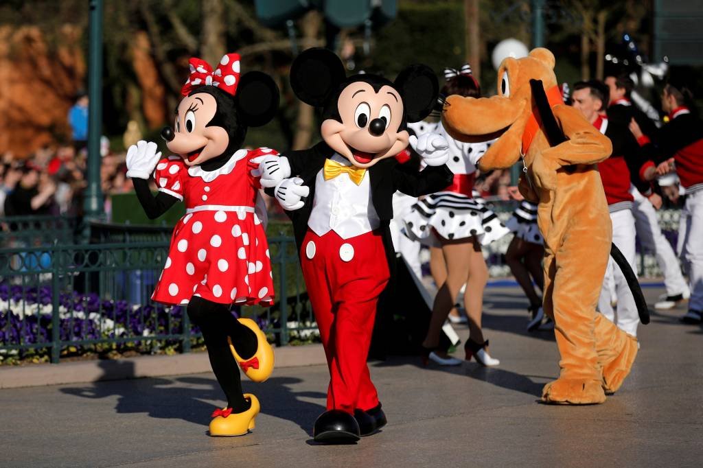 Minnie, Mickey e Pateta: reabertura de parques ajuda a orientar investidores sobre retomada da economia dos EUA (Benoit Tessier//Reuters)