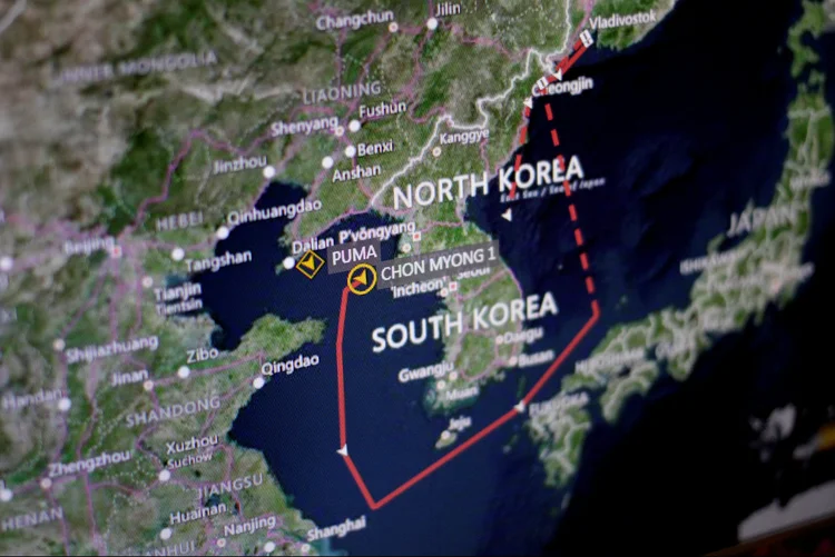 Coreia: o envio dos bombardeiros acontece após a confirmação da morte do estudante americano detido pela Coreia do Norte no ano passado (Thomas White/Illustration/Reuters)