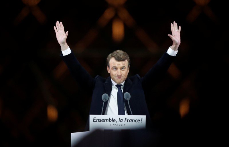 Macron: Macron recebeu 20.753.797 votos e Le Pen 10.644.118 (Christian Hartmann/Reuters)