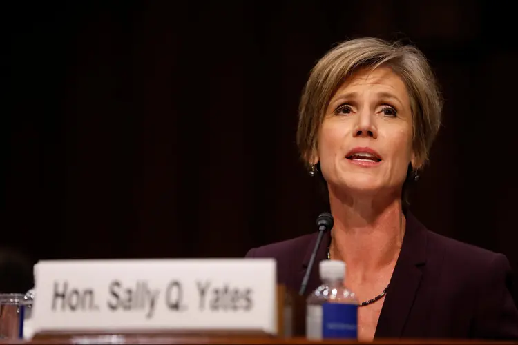 Sally Yates: Flynn pediu demissão em fevereiro por ter mentido sobre suas conversas com o embaixador russo (Aaron P. Bernstein/Reuters)