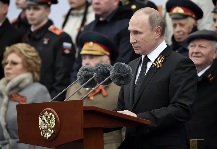 Vladimir Putin: segundo ele, "as forças armadas russas são capazes de repelir qualquer agressão" (Sputnik/Aleksey Nikolskyi/Kremlin/Reuters)