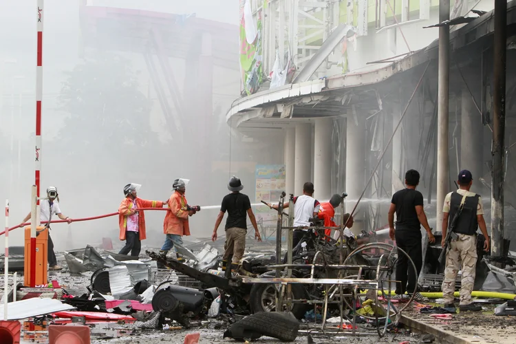 Tailândia: uma insurgência separatista de décadas nas províncias de maioria muçulmana de Yala, Pattani e Narathiwat deixou mais de 6.500 mortos desde 2004 (Surapan Boonthanom/Reuters)
