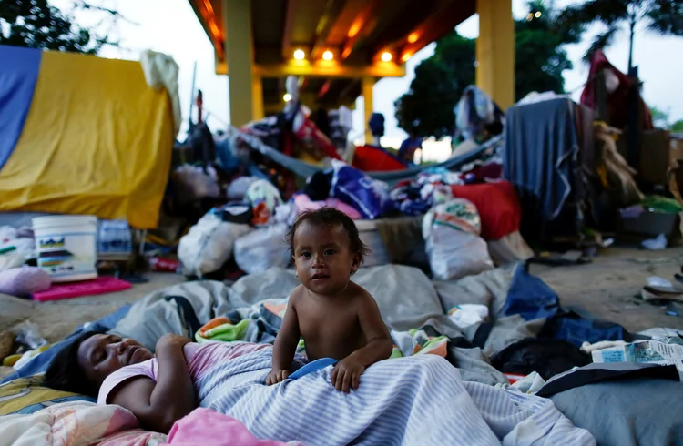 O Governo venezuelano atribuiu a falta de água a sabotagens ou/e rompimentos de encanamentos pela pressão da água (Bruno Kelly/Reuters)