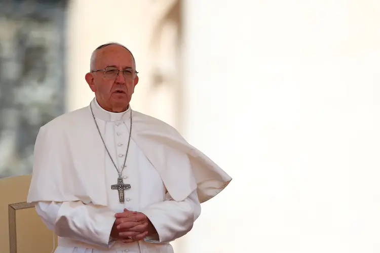 Papa Francisco: "no dia em que me apresentarem uma prova contra o bispo Barros, falarei com vocês. Não há uma única prova contra ele. É calúnia. Está claro?" (Tony Gentile/Reuters)