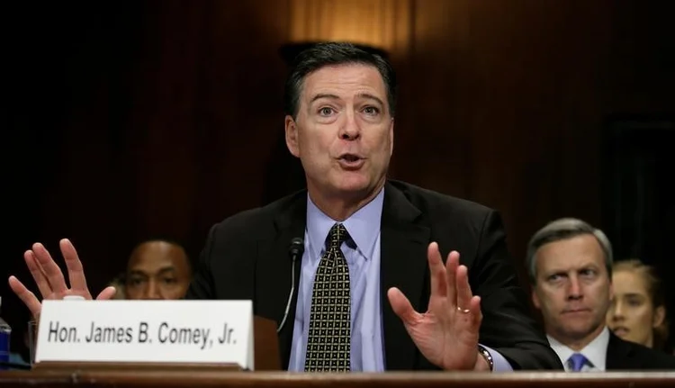 Comey: o ex-diretor não quis dizer se acredita que o presidente tentou obstruir a justiça (Kevin Lamarque/Reuters)