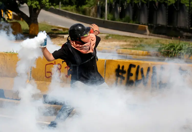 Protestos na Venezuela: com as mortes de Dugarte e Castillo sobe para 39 o número de mortos durante os últimos 40 dias (Carlos Garcia Rawlins/Reuters)