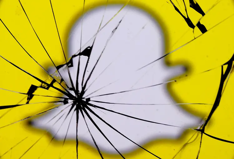Snapchat: prejuízo foi para a casa dos bilhões (Dado Ruvic/Illustration/Reuters)