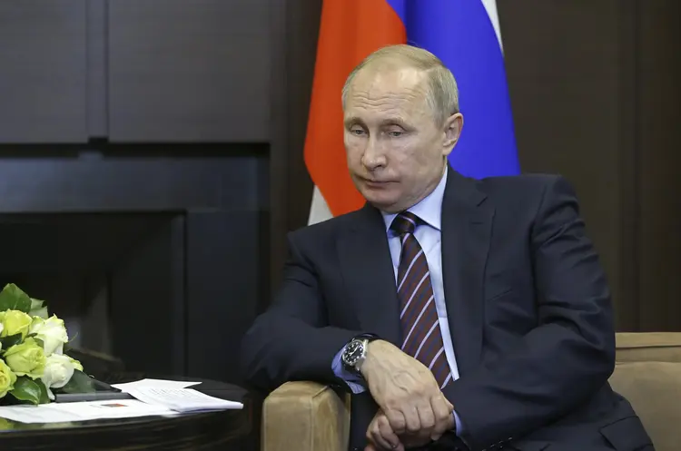 Vladimir Putin: "Sempre se busca culpados onde eles não estão", afirmou Putin (Yuri Kochetkov/Pool/Reuters)