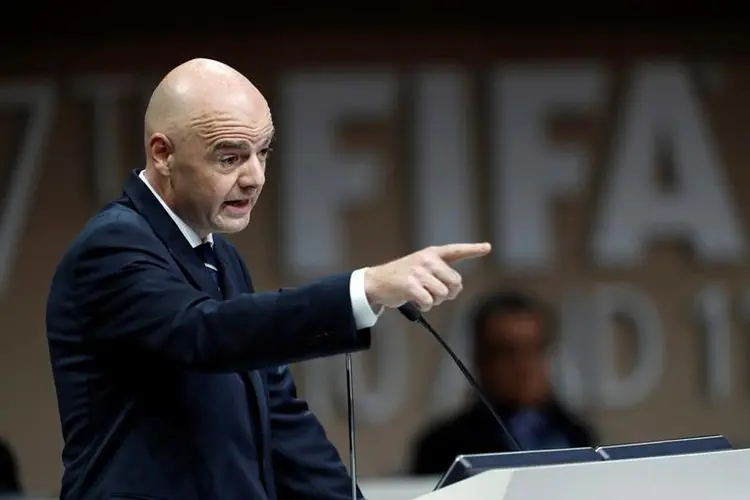 Presidente da Fifa, Gianni Infantino (Hamad I Mohammed/Reuters)