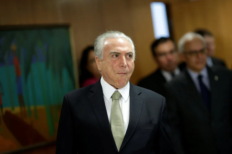 Michel Temer: o presidente negou as acusações feitas por Joesley Batista, executivo da JBS (Ueslei Marcelino/Reuters)