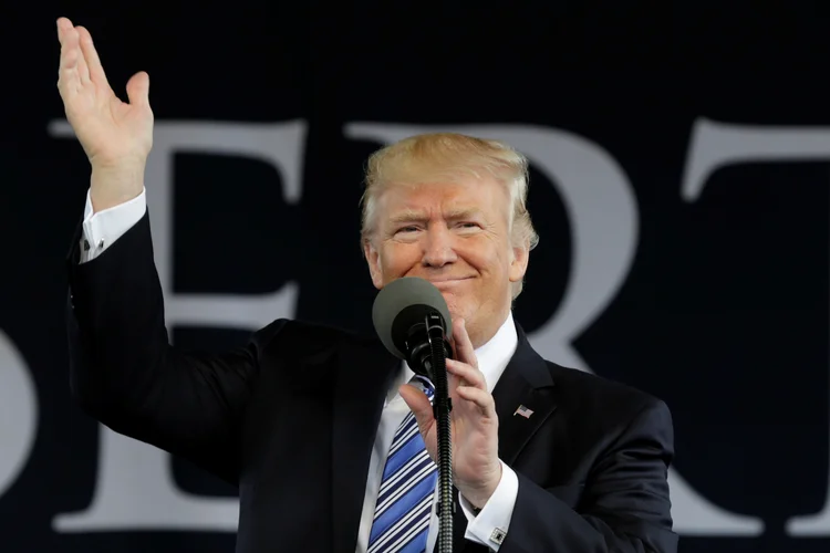 O presidente americano, Donald Trump (Yuri Gripas/Reuters)