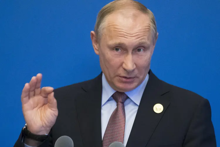 Vladimir Putin: "Quero ressaltar que somos absolutamente contra a ampliação do grupo nuclear", disse o líder (Alexander Zemlianichenko/Pool/Reuters)