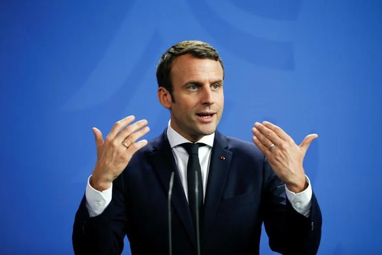 Emmanuel Macron: variedade de tendências políticas nos principais cargos é parte de sua promessa de criar uma ponte entre a divisão direita-esquerda (Fabrizio Bensch/Reuters)