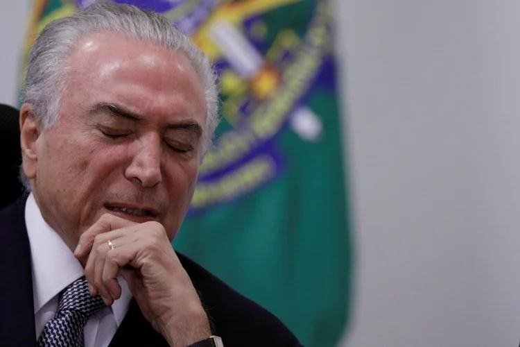 Michel Temer: o presidente da Câmara afirmou que não havia mais clima para trabalhar (Ueslei Marcelino/Reuters)