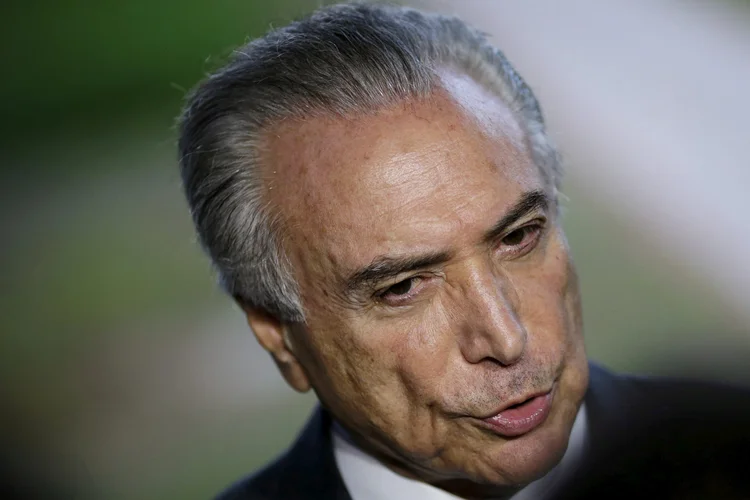 Michel Temer: "O Michel está bem tranquilo, não vai renunciar coisa nenhuma", contou o deputado Beto Mansur (Ueslei Marcelino/Reuters)