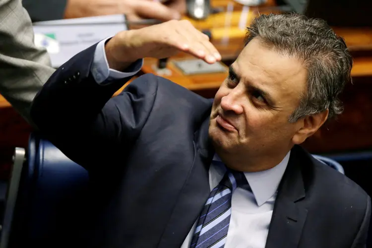 Aécio Neves: a defesa do senador diz que o dinheiro foi um empréstimo oferecido por Joesley (Ueslei Marcelino/Reuters)