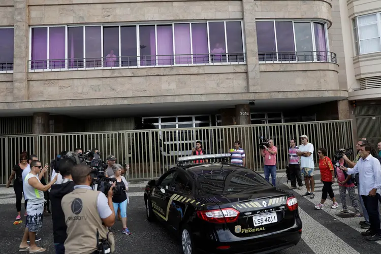PF: a operação foi acompanhada pela Polícia Federal (Ricardo Moraes/Reuters)