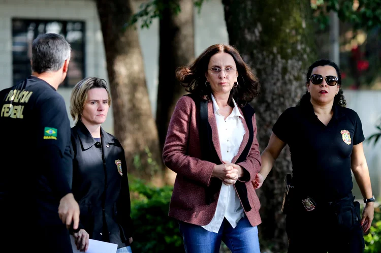 Andrea Neves: imóveis ligados a Aécio Neves e à irmã foram alvo dos agentes, além do gabinete do deputado Rocha Loures (PMDB-PR), que também foi citado na delação dos donos da JBS (Cristiane Mattos/Reuters)