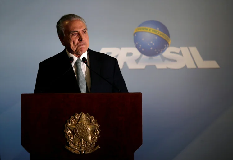 Michel Temer: caso a chapa seja cassada, a defesa de Temer pode entrar com recursos (Ueslei Marcelino/Reuters)