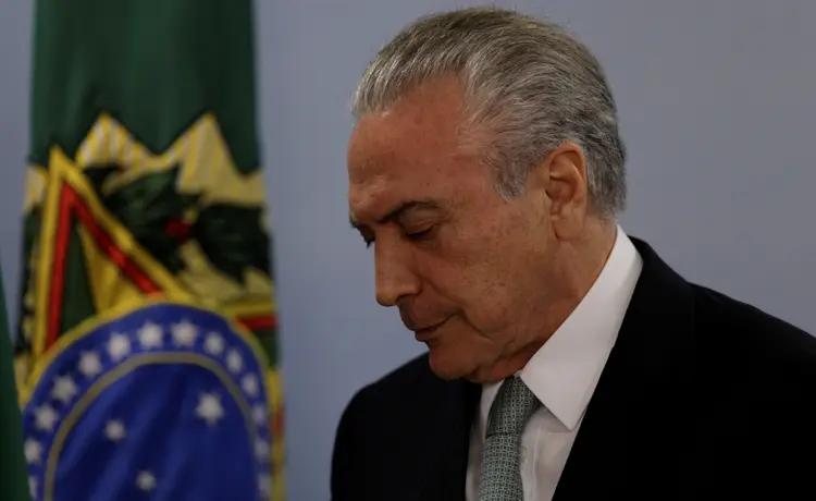 Temer: o nome de Meirelles é citado em Brasília como um dos possíveis candidatos a suceder Temer (Ueslei Marcelino/Reuters)