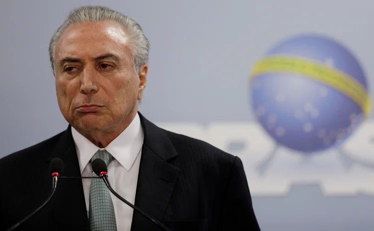 Michel Temer: a defesa do presidente pede para que as delações não sejam usadas como provas (Ueslei Marcelino/Reuters)