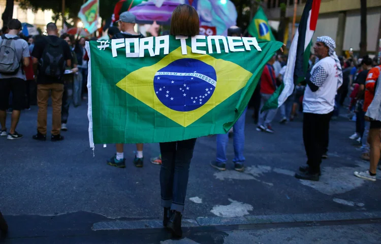 Temer: “Tudo reforça o nosso cenário de que o governo poderá cair rapidamente, em um ou dois meses” (Pilar Olivares/Reuters)