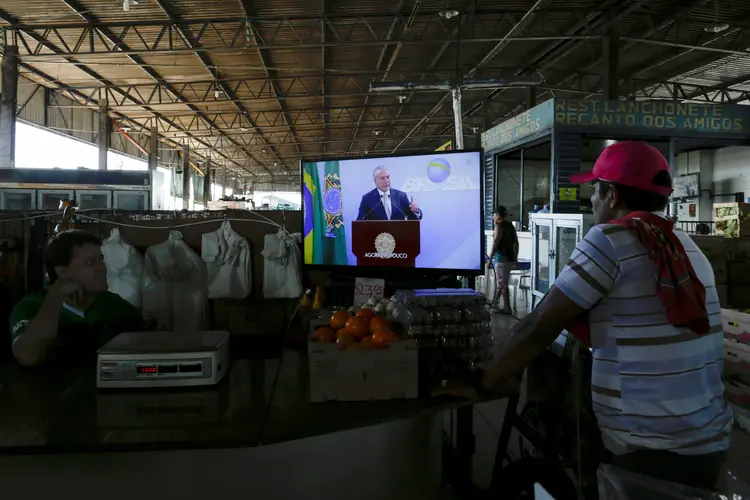 Temer: "O presidente jamais cogitou qualquer saída que não fosse o enfrentamento da crise", disse uma fonte (Bruno Kelly/Reuters)