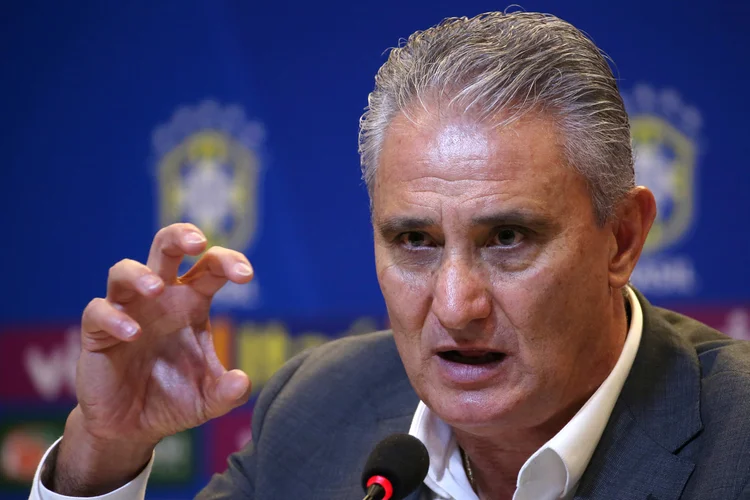 Tite: após divulgar a lista dos convocados, o técnico comentou as novidades da lista de atletas (Sergio Moraes/Reuters)