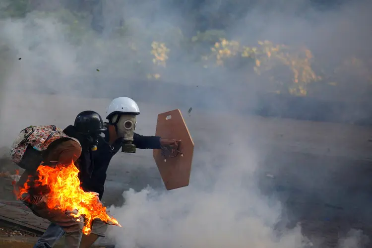 Venezuela: o país tem sido atormentado por conflitos desde o início de abril (Carlos Barria/Reuters)