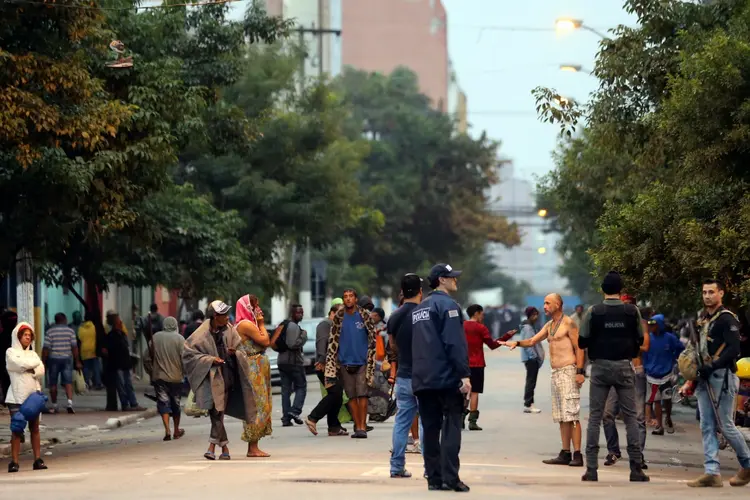 Cracolândia: "Nós estamos querendo dar conforto para aquelas pessoas que estão na rua", disse o secretário (Paulo Whitaker/Reuters)