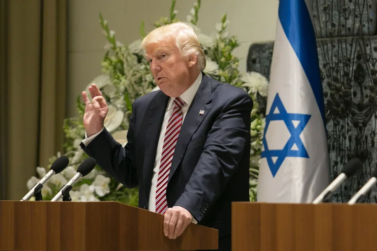 Donald Trump: "temos diante de nós uma oportunidade rara de obter segurança e estabilidade e paz para essa região e esse povo" (Noam Moskowitz/Reuters)