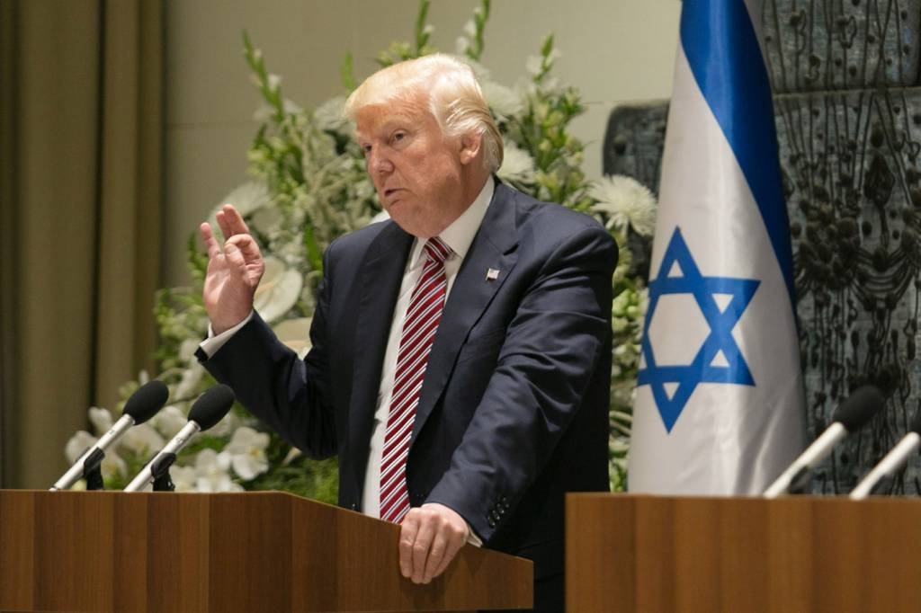Em Israel, Trump diz ter novos motivos para acreditar em paz