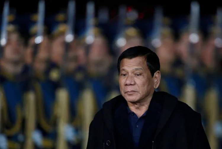 Rodrigo Duterte: o presidente das Filipinas tem uma lista de autoridades locais que podem estar ligadas ao tráfico de drogas. (Maxim Shemetov/Reuters)