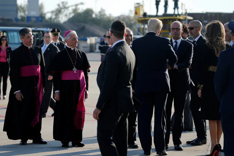 Donald Trump: às 8h30 local (3h30, em Brasília) de amanhã, Trump terá um encontro no Vaticano com o papa Francisco (Jonathan Ernst/Reuters)