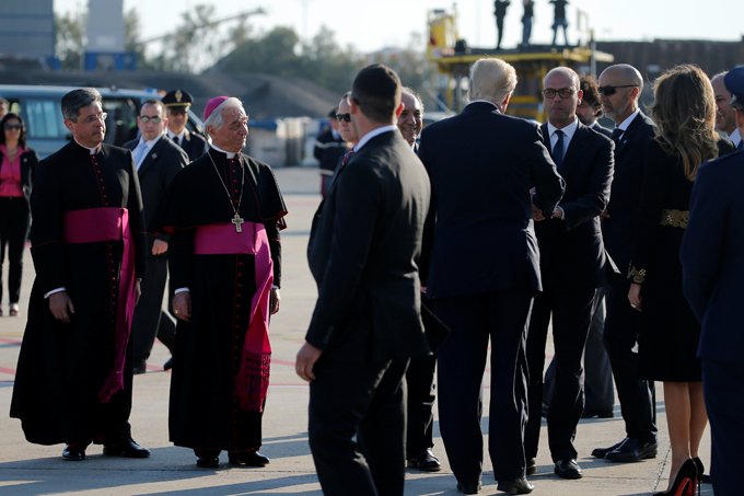 Trump chega a Roma para encontro com o papa Francisco