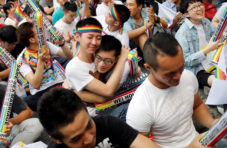 LGBT: o tribunal dá prazo de dois anos ao governo para aplicar a decisão (Tyrone Siu/Reuters)