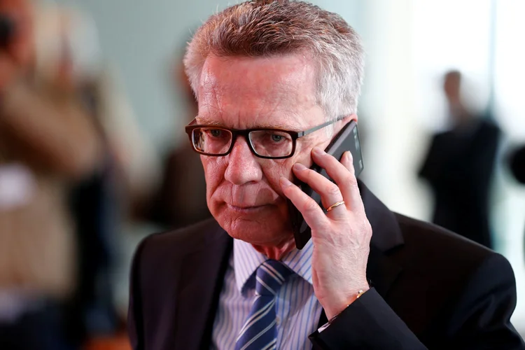 Thomas de Maizière: o país considera que o apoio dos EUA no tema tem um "importante significado" (Fabrizio Bensch/Reuters)