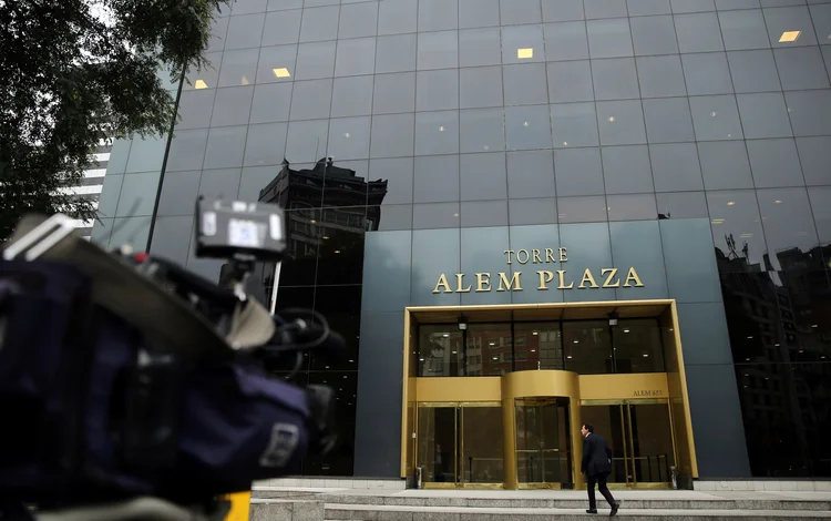 Prédio onde ficam os escritórios da Odebrecht na Argentina, Buenos Aires, dia 24/05/2017 (Marcos Brindicci/Reuters)