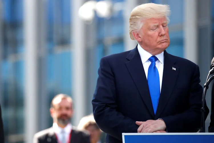 Trump: "A obrigação da Europa é dizer: não é assim", afirmou Juncker (Christian Hartmann/Reuters)