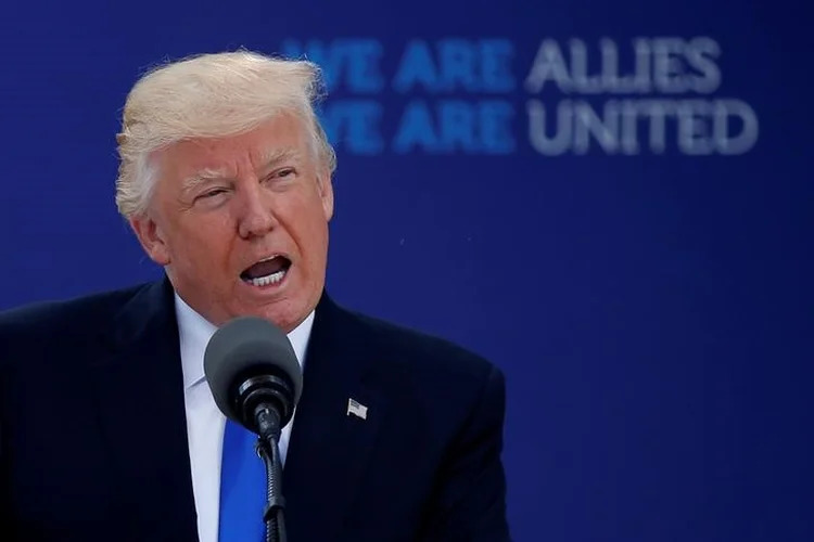 Trump: ele disse que os EUA "nunca irão abandonar os amigos que ficaram ao nosso lado" (Jonathan Ernst/Reuters)