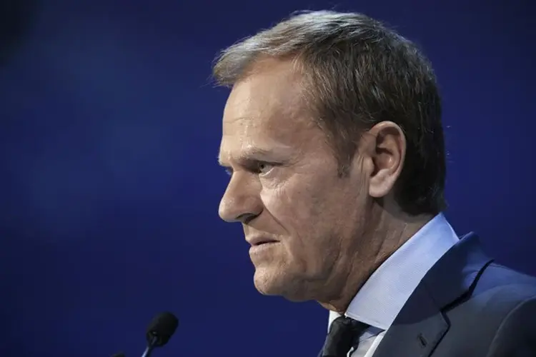 Donald Tusk: "a solução do conflito só pode ser alcançada com a implementação completa dos acordos de Minsk" (Darrin Zammit Lupi/Reuters)