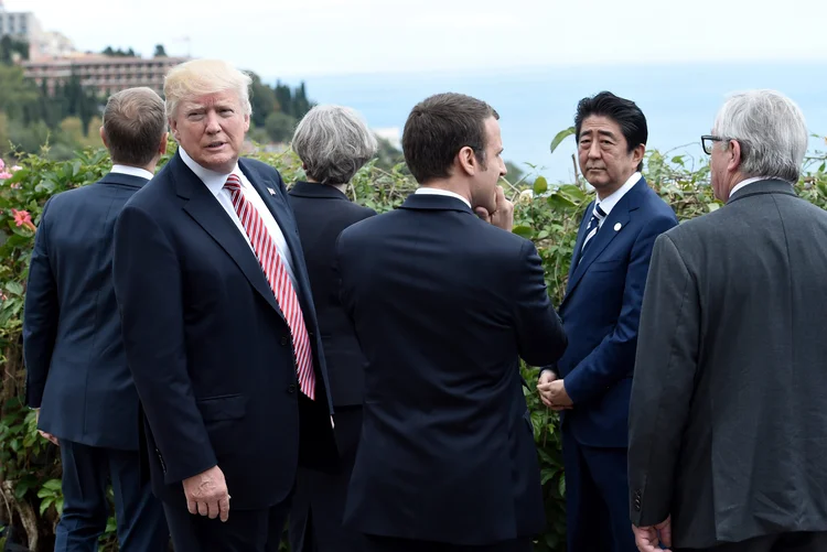 Donald Trump: para Tusck, esta deve ser "a cúpula do G7 mais difícil dos últimos anos" (Stephane De Sakutin/Pool/Reuters)