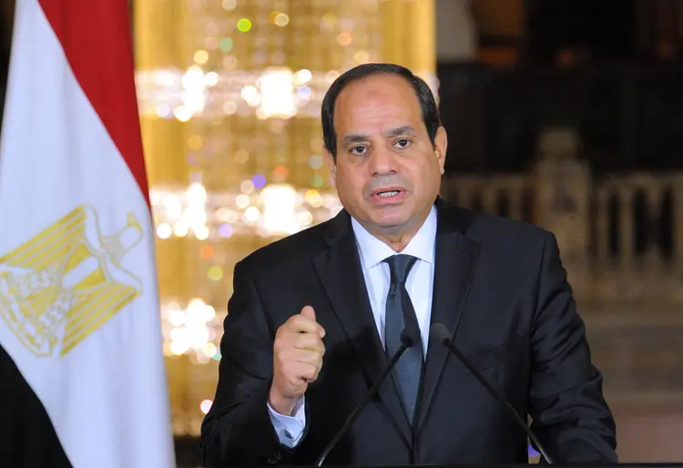 Abdel Fattah al-Sisi, presidente do Egito (Divulgação/Reuters)