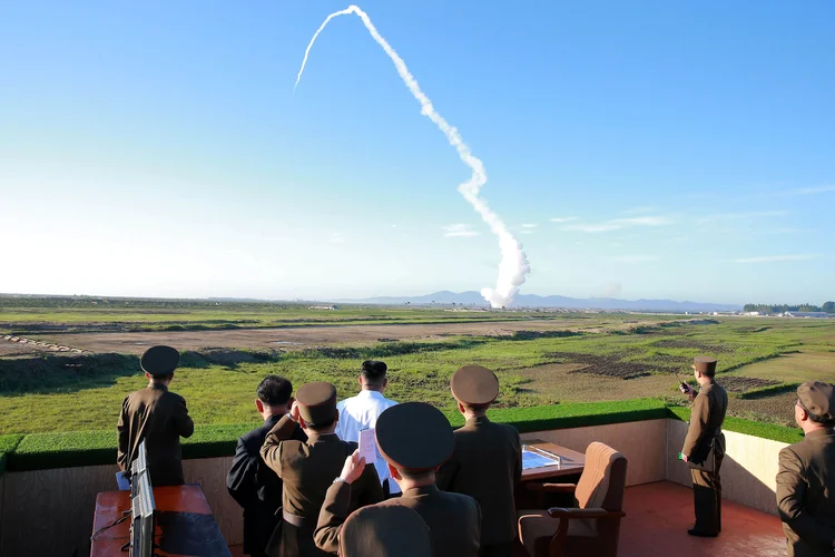 Coreia do Norte: para o Japão, é importante aumentar a pressão sobre o país (KCNA/Reuters)