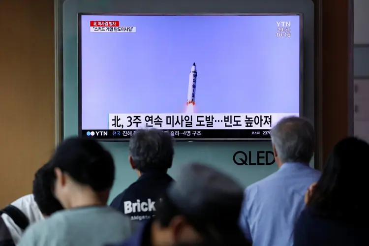 Coreia do Norte: o país defende a adoção de medidas que impeçam um maior desenvolvimento do programa de mísseis norte-coreano (Kim Hong-Ji/Reuters)